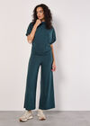 Soft Touch Ruched Top, Green, large