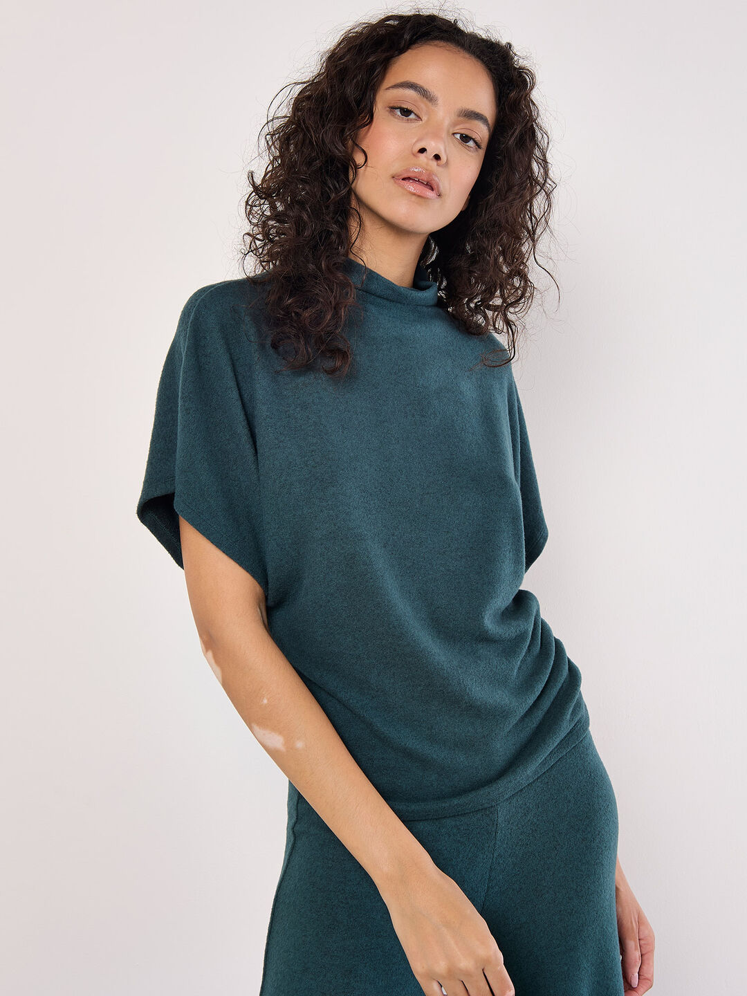Image of Soft Touch Ruched Top