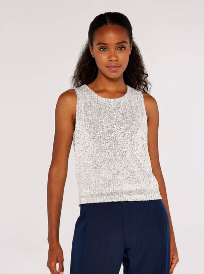 Sequin Shell Top