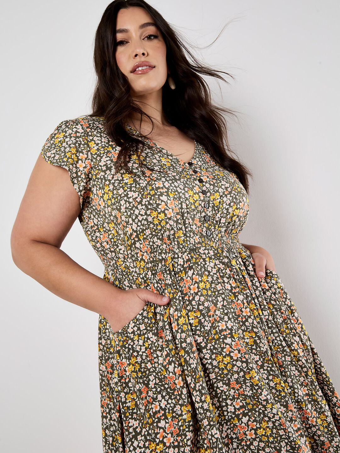 Ditsy Floral Maxi Dress