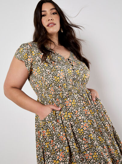 Ditsy Floral Maxi Dress