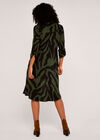 Zebra Oversized Dress, Khaki, large