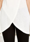 Cowl Neck Tunic Top, Cream, large