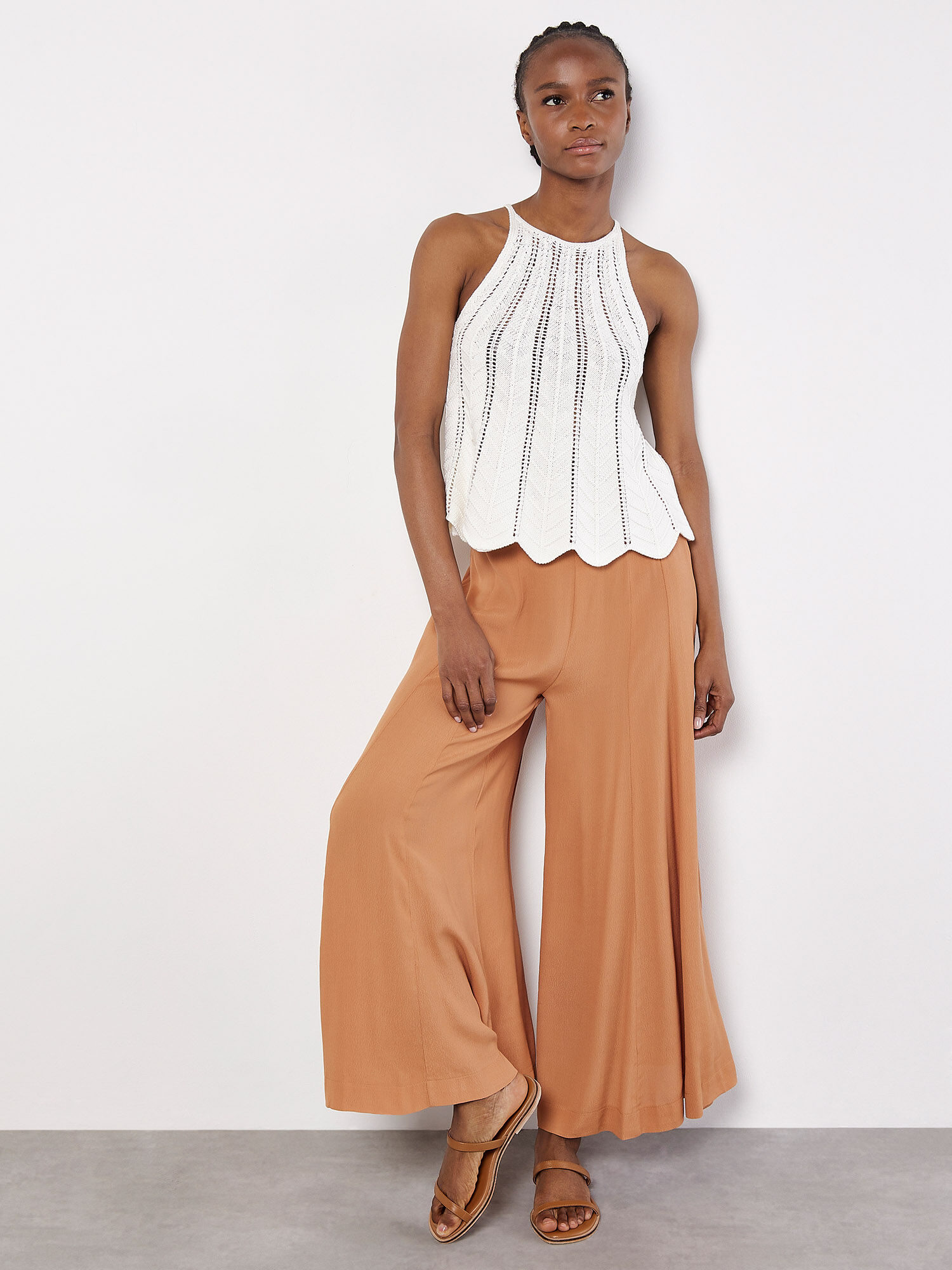Knitted Chevron Swing Top | Apricot Clothing