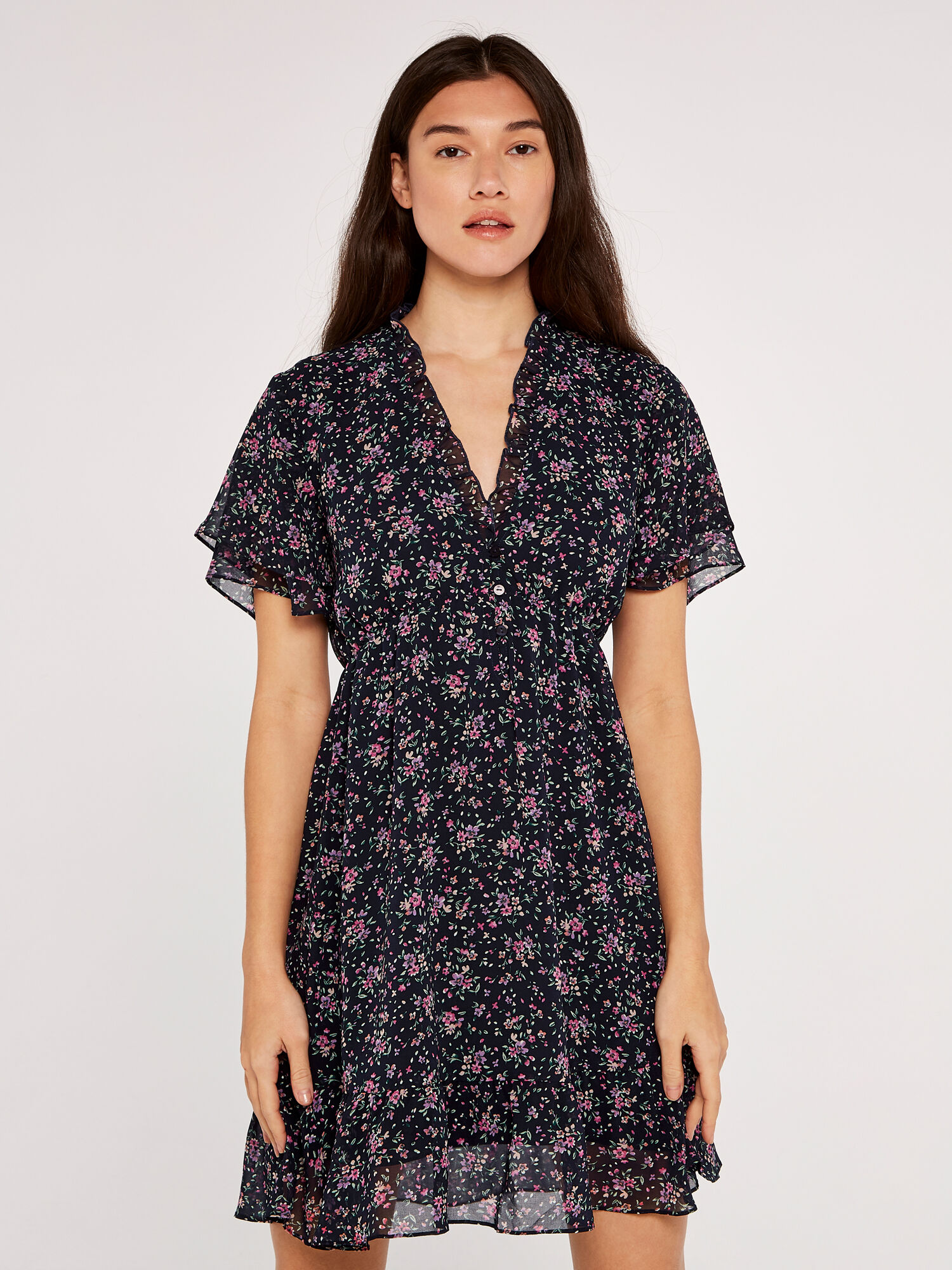 Apricot deals ditsy dress