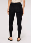 Mid-rise Skinny Jeans, Black, large