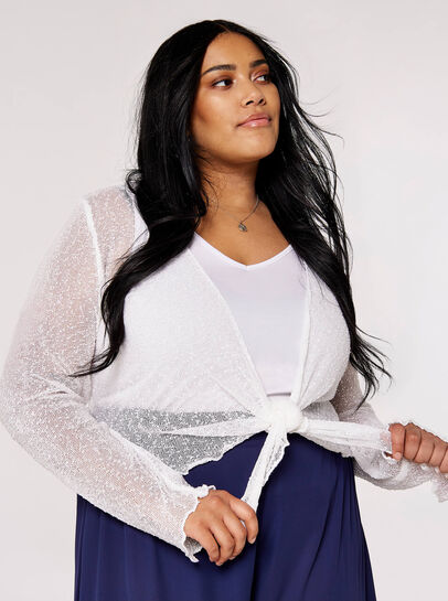 Curve Lightweight Sheer Knitted Shrug