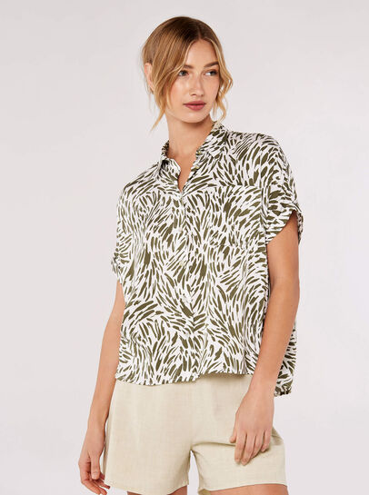 Brushstroke Print Shirt