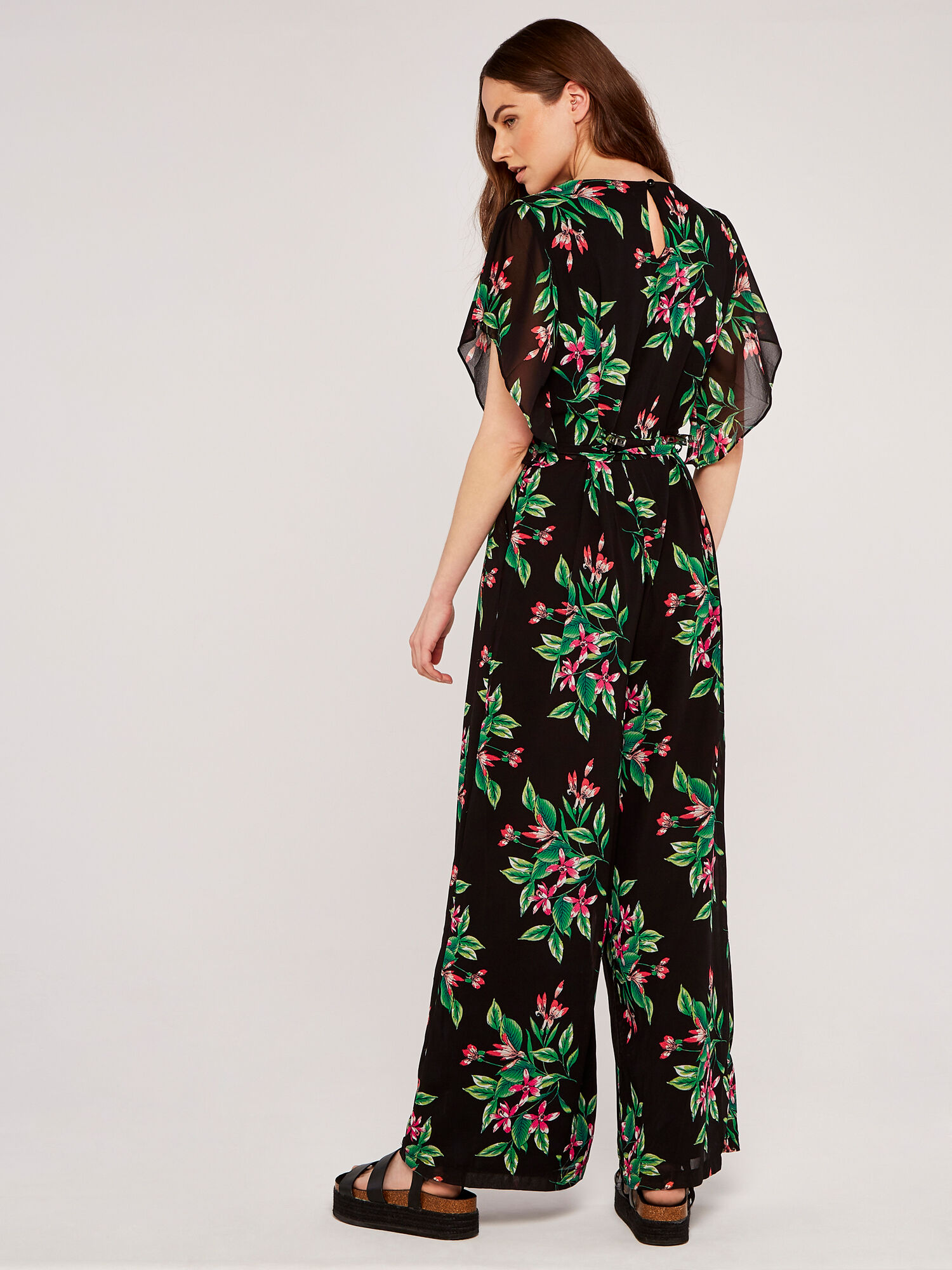 Floral top jumpsuit uk