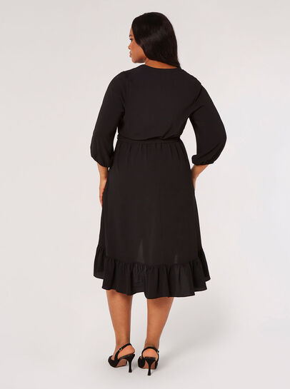 Curve High-Low Hem Mini Dress