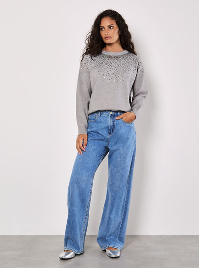 Sequin Embellished Jumper