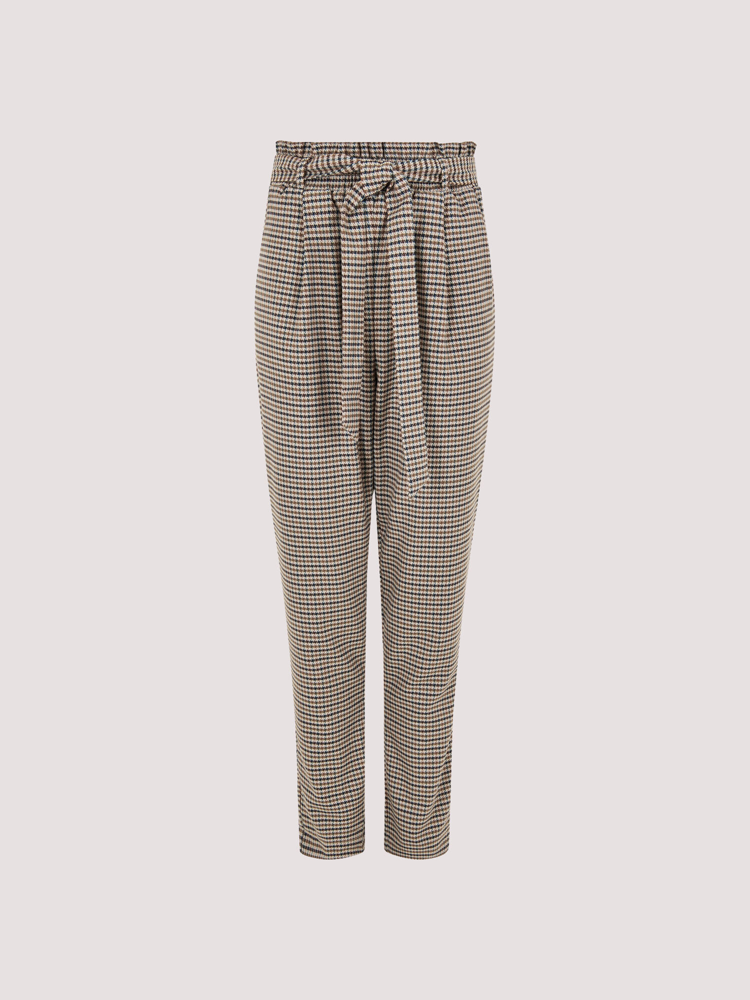 Slim fit sales paperbag trousers