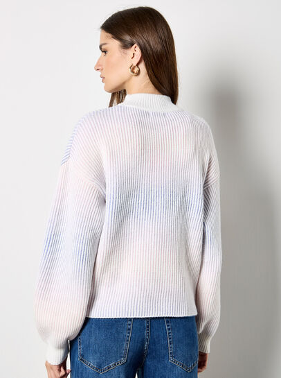 Pastel Ombre Rib Knit Jumper
