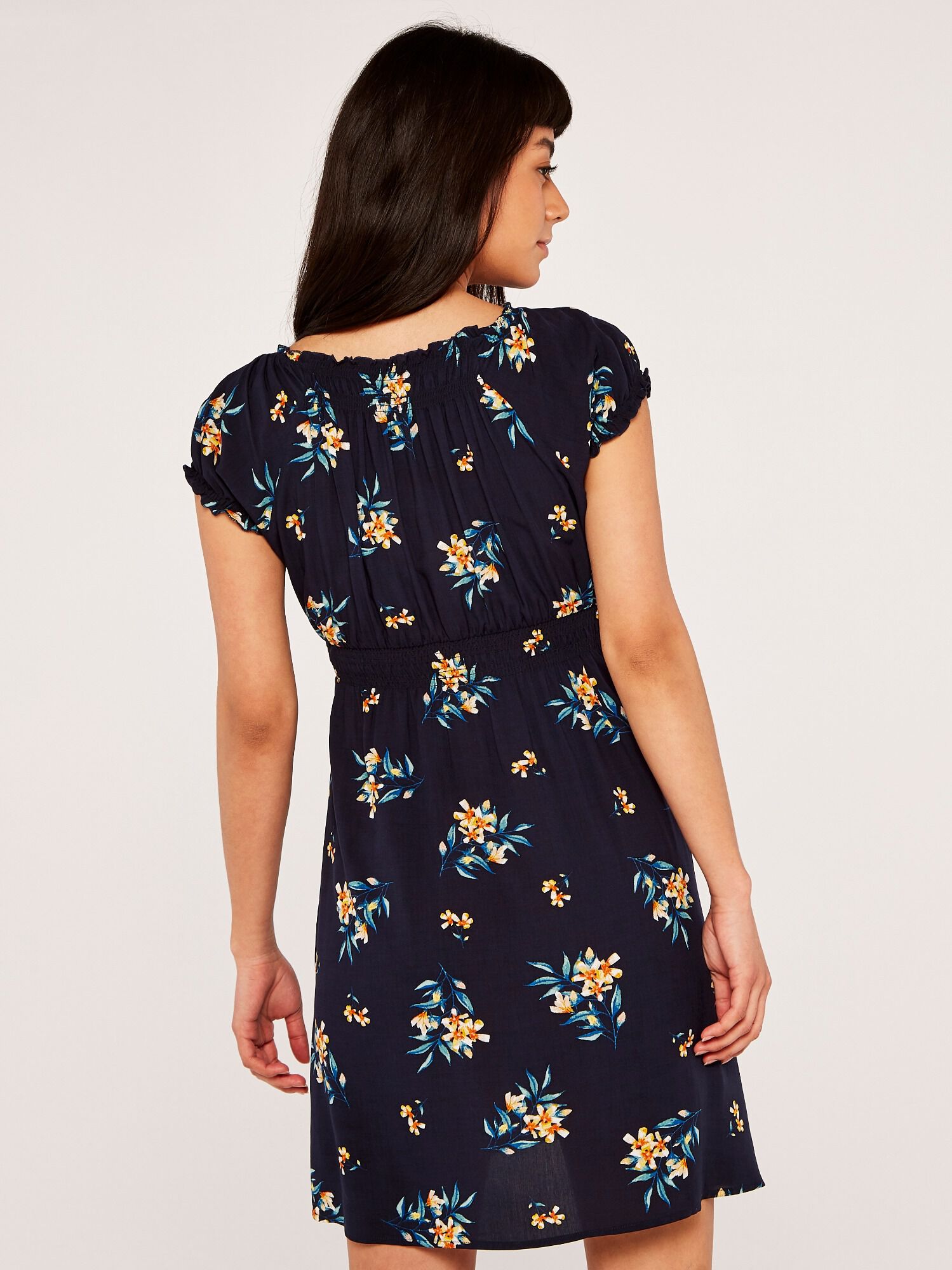 Milkmaid floral on sale dress