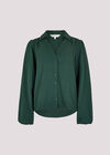 Balloon Sleeve Blouse, Green, large