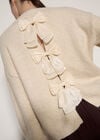 Bow Back Soft Jumper, Stone, large