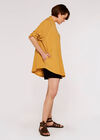 Tetra Oversized Shirt, Mustard, large