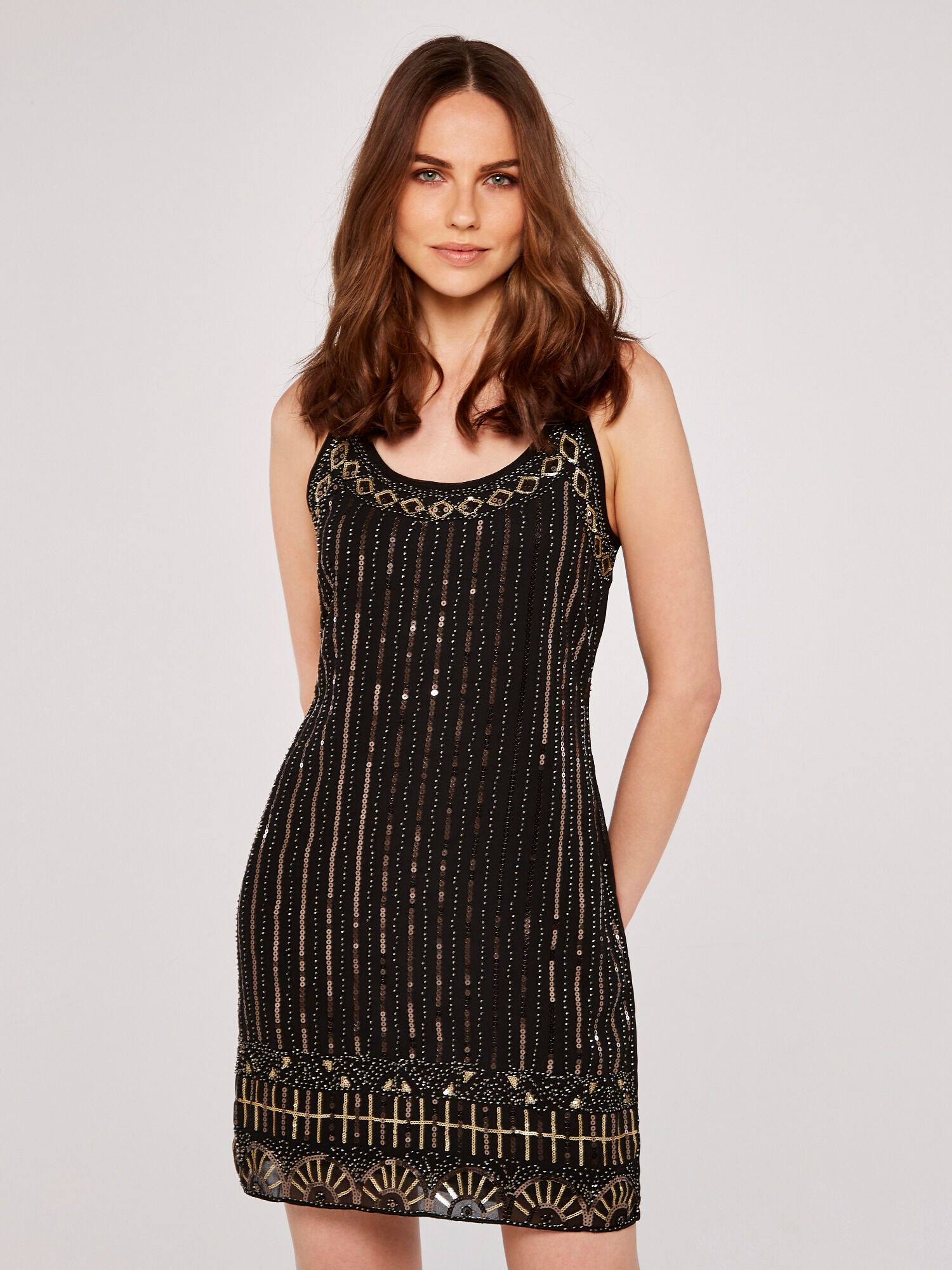 Sequin Lines Dress