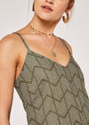 Geo Wide Leg Jumpsuit, Khaki, large
