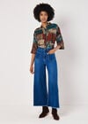 Patchwork Paisley Boxy Shirt, Rust, large
