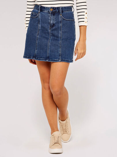 Denim Mini Skirt