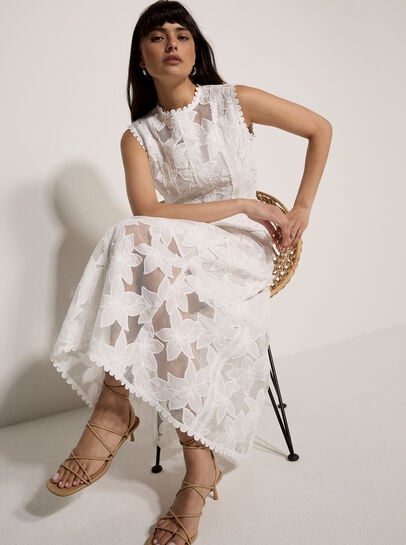 Floral Mesh Lace Crop Top