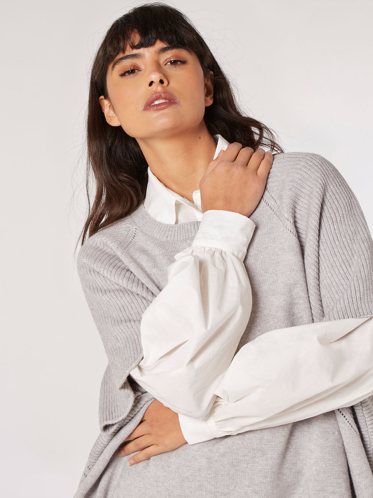 Poncho jumper clearance uk