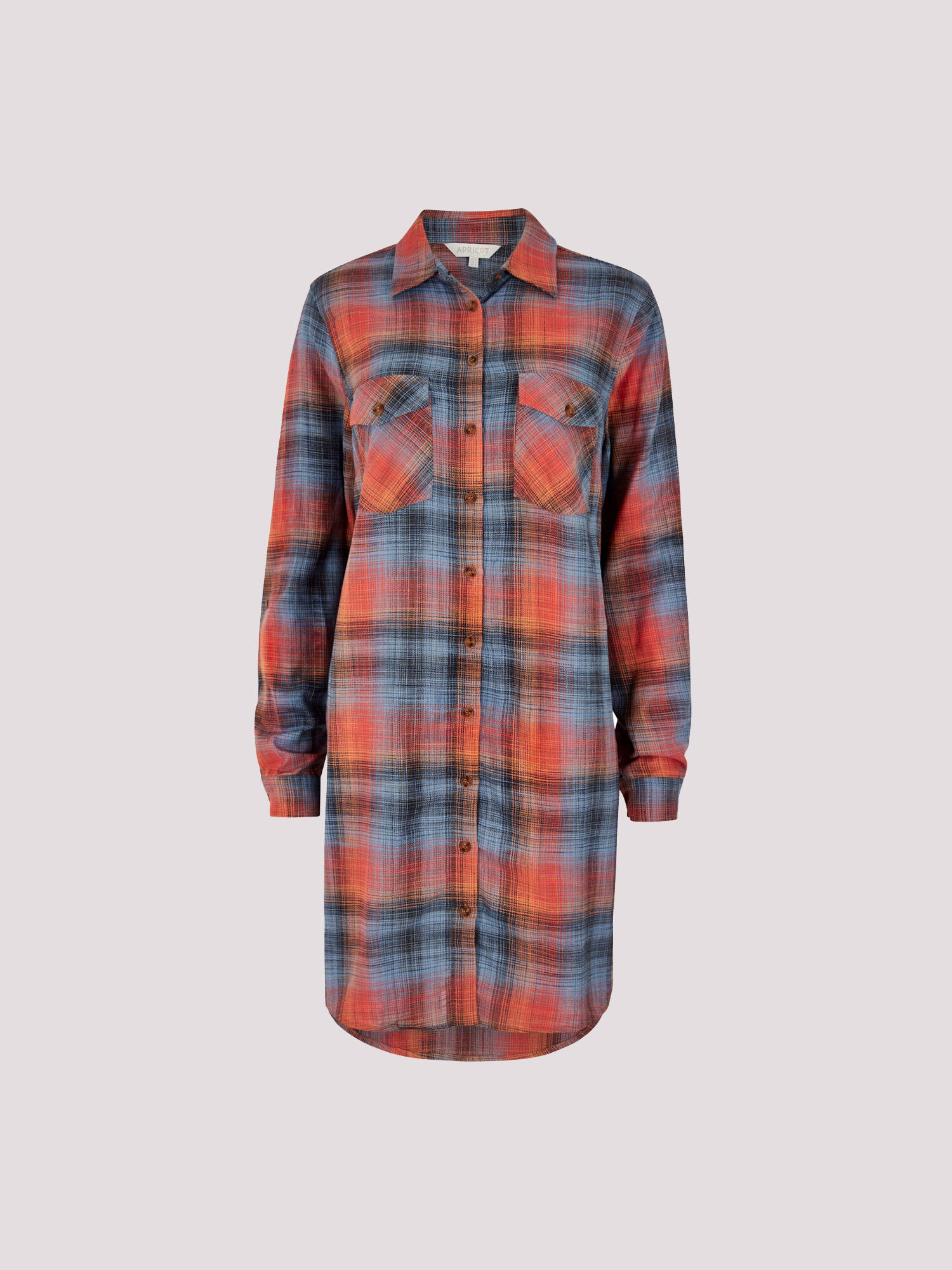 Plaid flannel shirt dress online