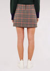 Heritage Warm Mini Skirt, Brown, large