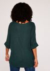 Soft Touch Batwing Top, Green, large