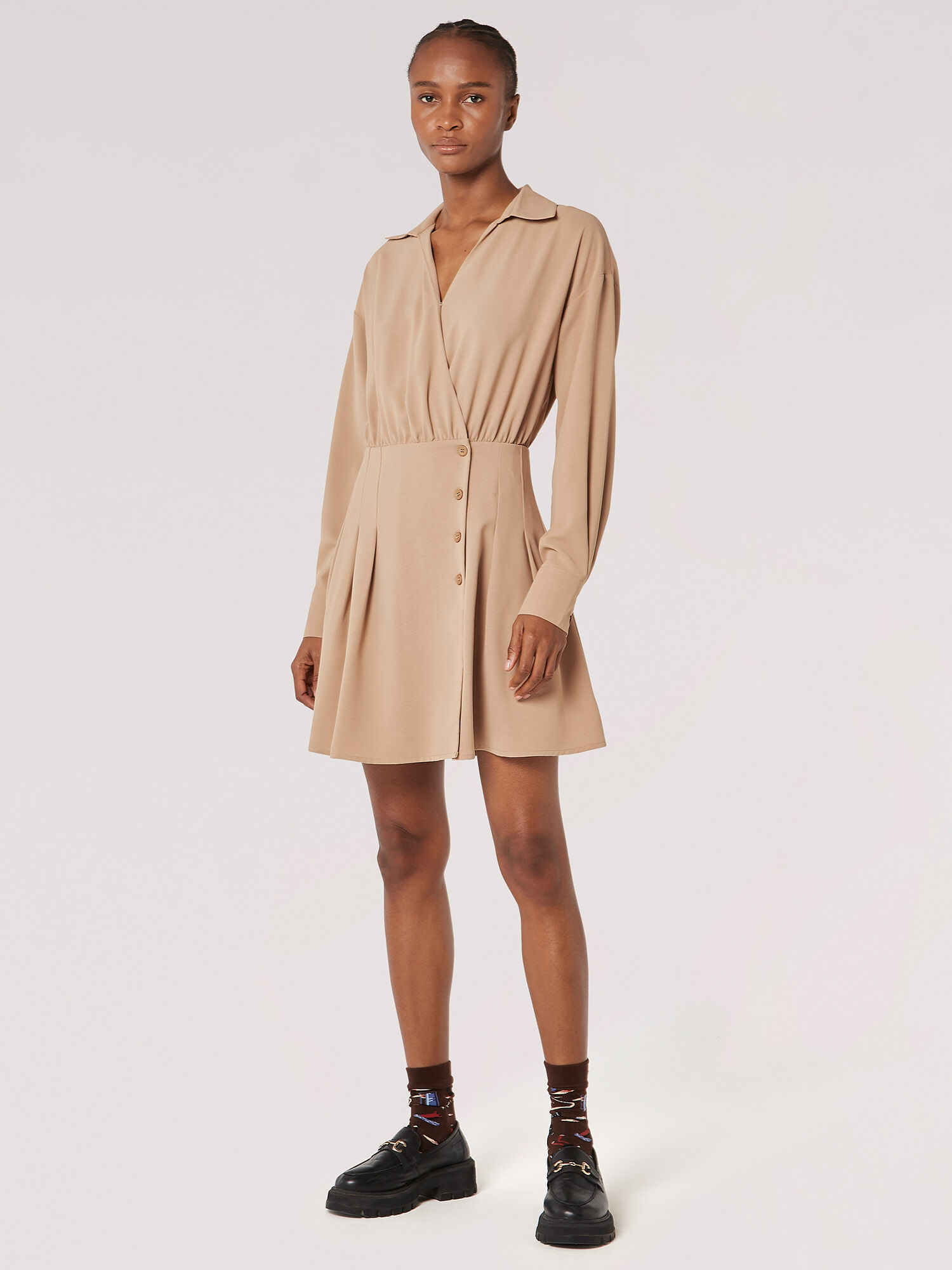 Shirt Dresses Womenswear Apricot Clothing