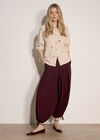 Soft Ribbed Knit Floral Embroidered Cardigan, Stone, large