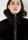 Reversible Oversized Puffer Gilet, Black, large