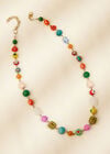 Multi-Colour Stone Bead Necklace, Assorted, large