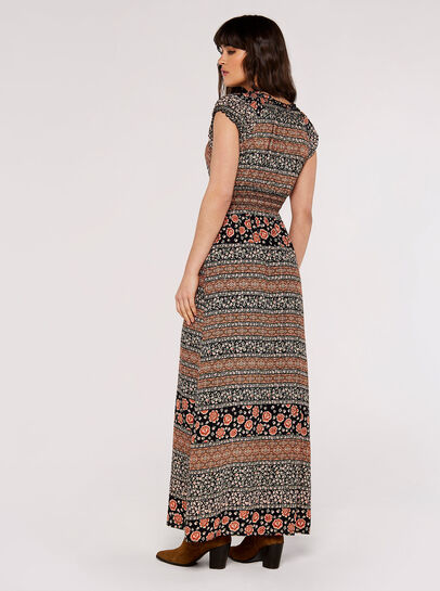 Folk Art Maxi Dress