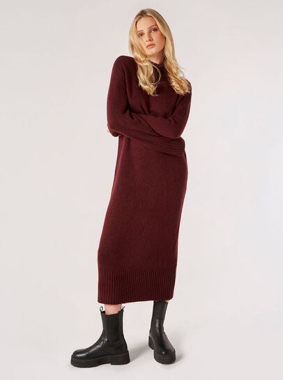 Chunky Knit Midi Dress