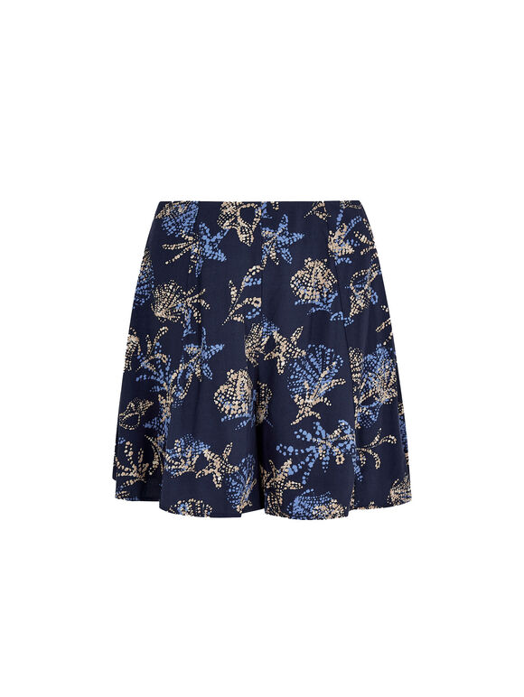 Seashell Shorts, Navy, large