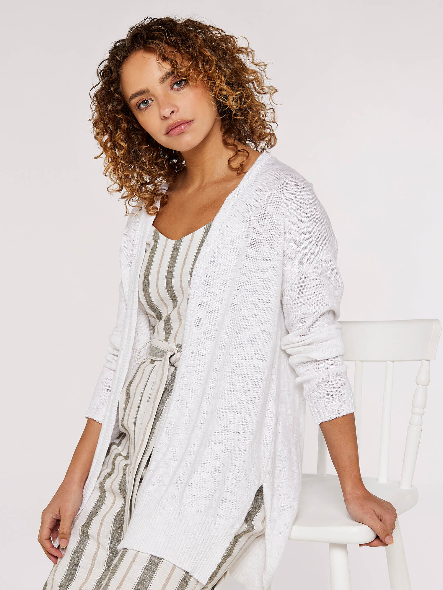 Slub cardigan on sale
