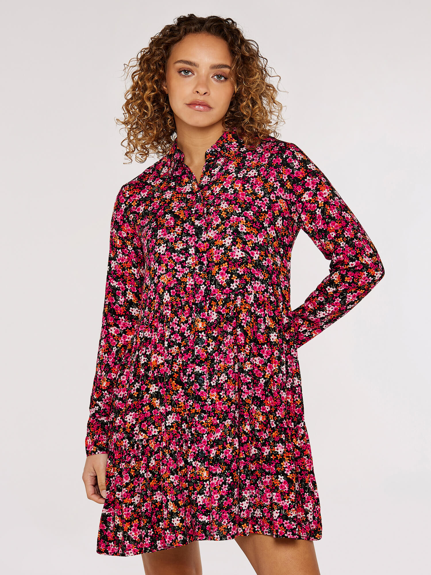 Ditsy shirt dress online
