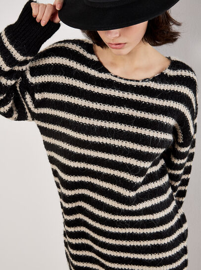 Oversized Stripe Jumper Mini Dress