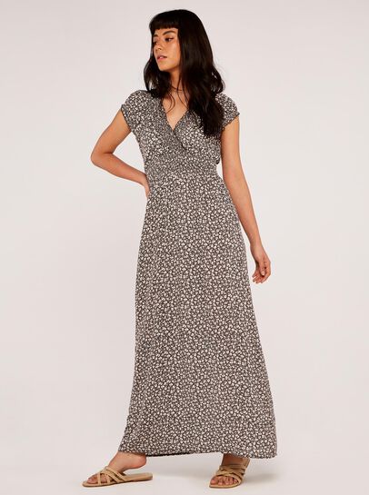 Ditsy Smock Maxi Dress