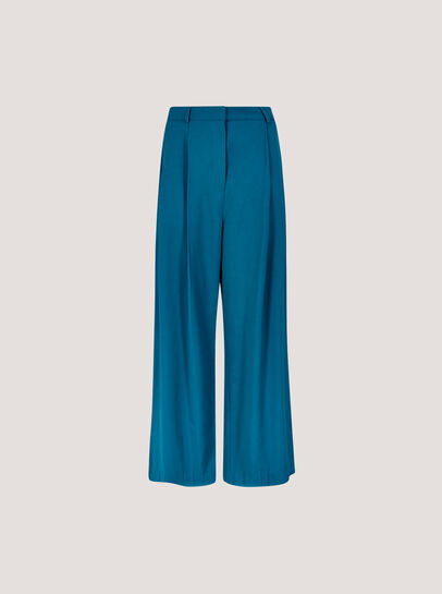 Soft Tailored Wide Leg Trousers