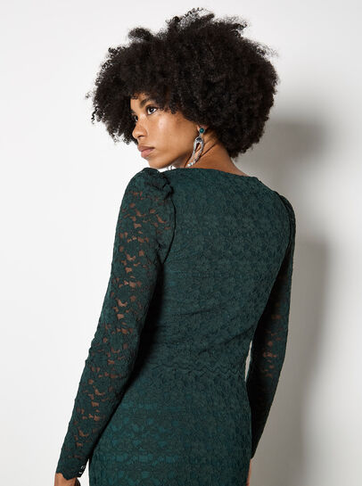 Floral Leaf Lace Top