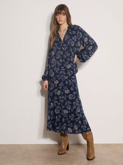 Folk Floral Blouse