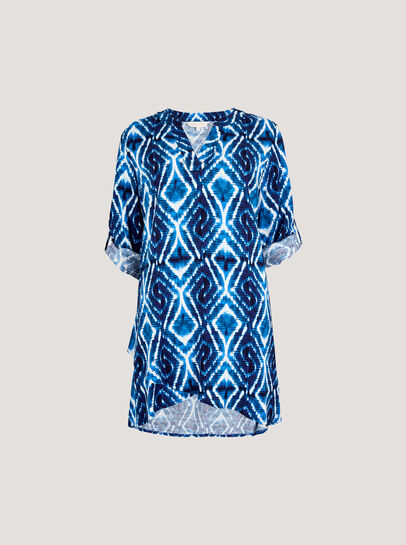 Tie Dye Swirl Tunic Top
