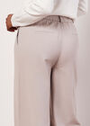 Tailored Straight-Leg Trousers, Stone, large