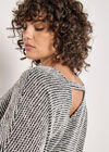 Curve Boucle Cocoon Mini Dress, Black, large