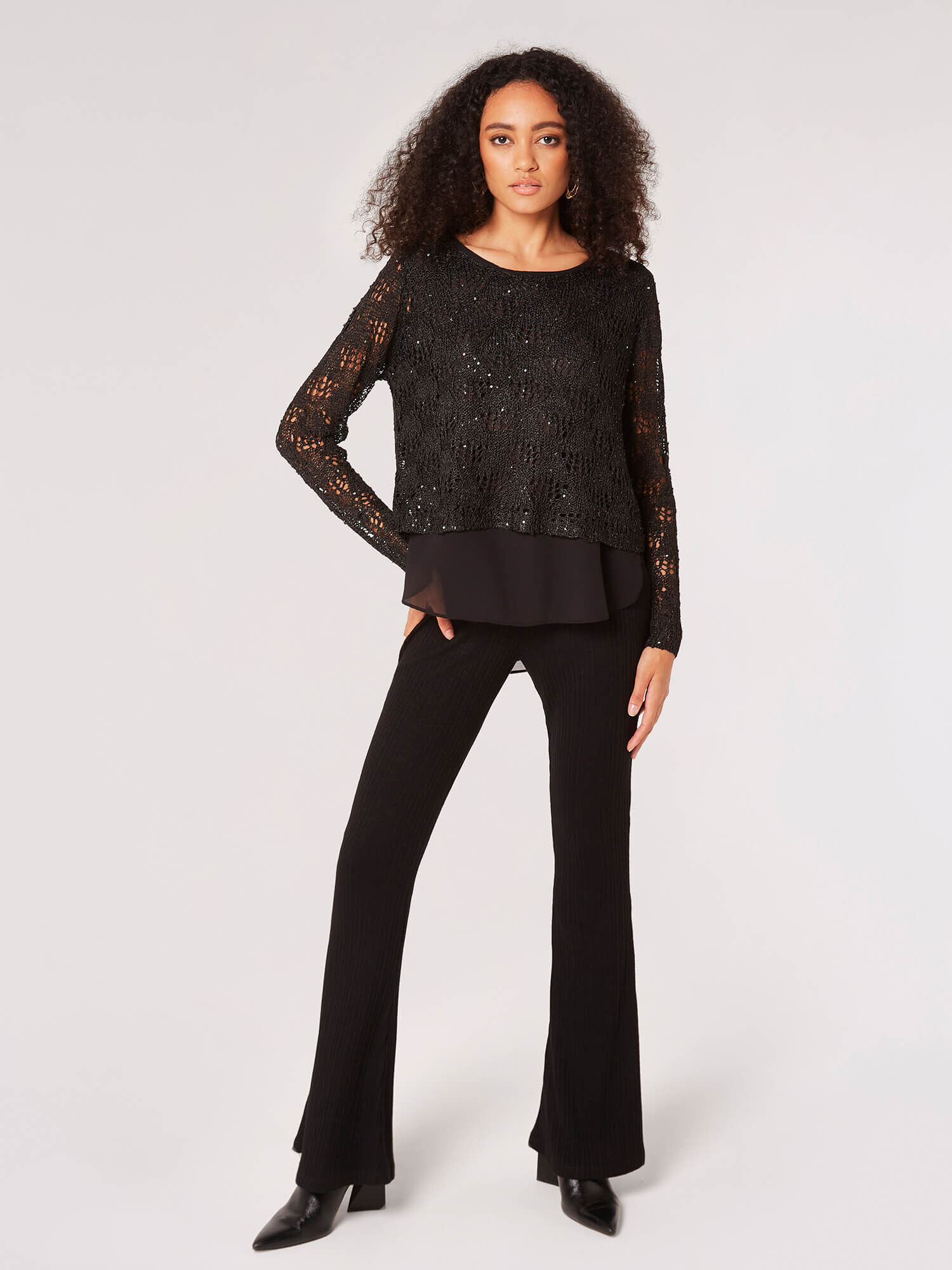 Black sequin tops uk hotsell