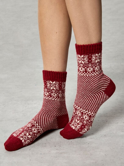 Snowflake Socks