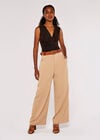 Sparkling Play Ruched Top, Brown, large